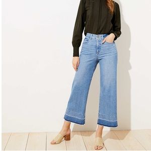 WIDE LEG CULOTTE JEANS 00